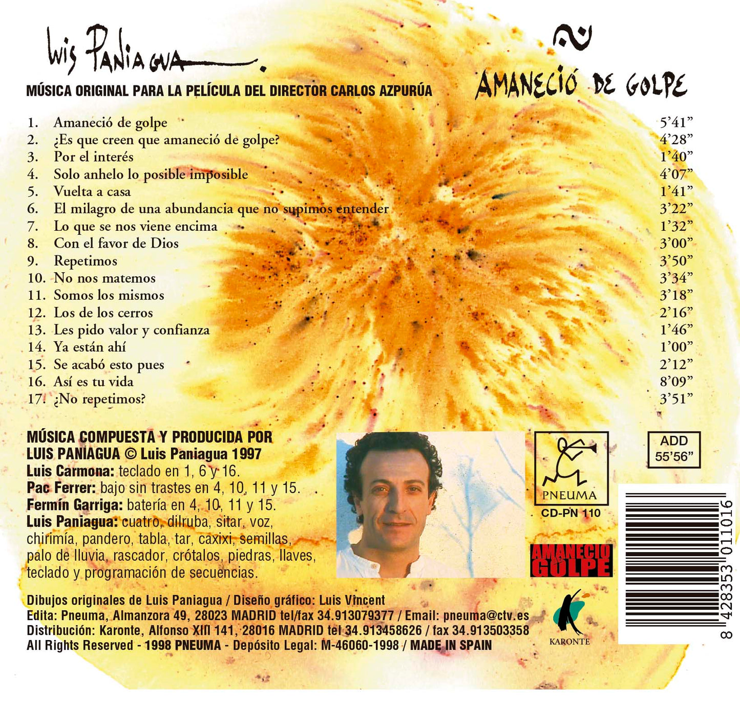 PN 110 AMANECIÓ DE GOLPE, LUIS PANIAGUA