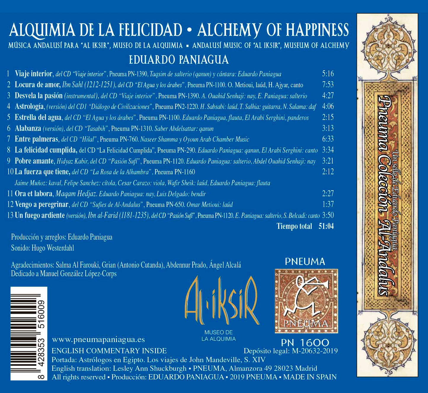 PN 1600 ALQUIMIA DE LA FELICIDAD