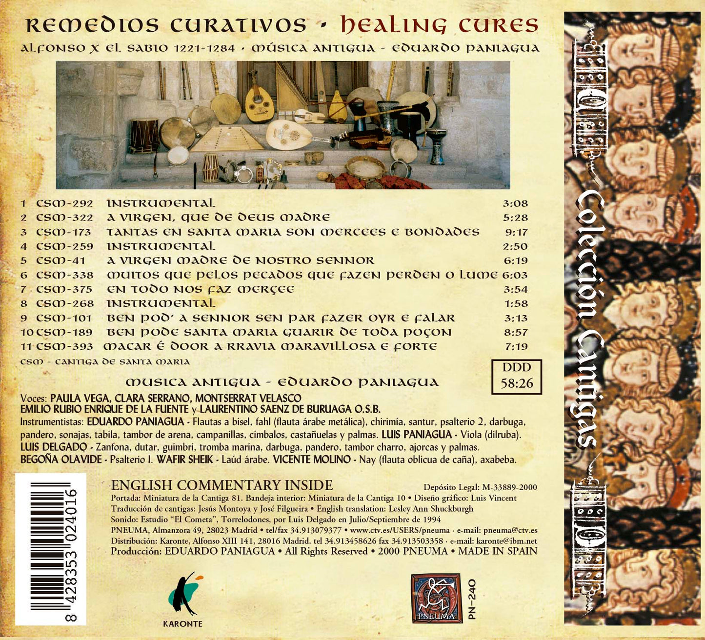 PN 240 REMEDIOS CURATIVOS - HEALING CURES