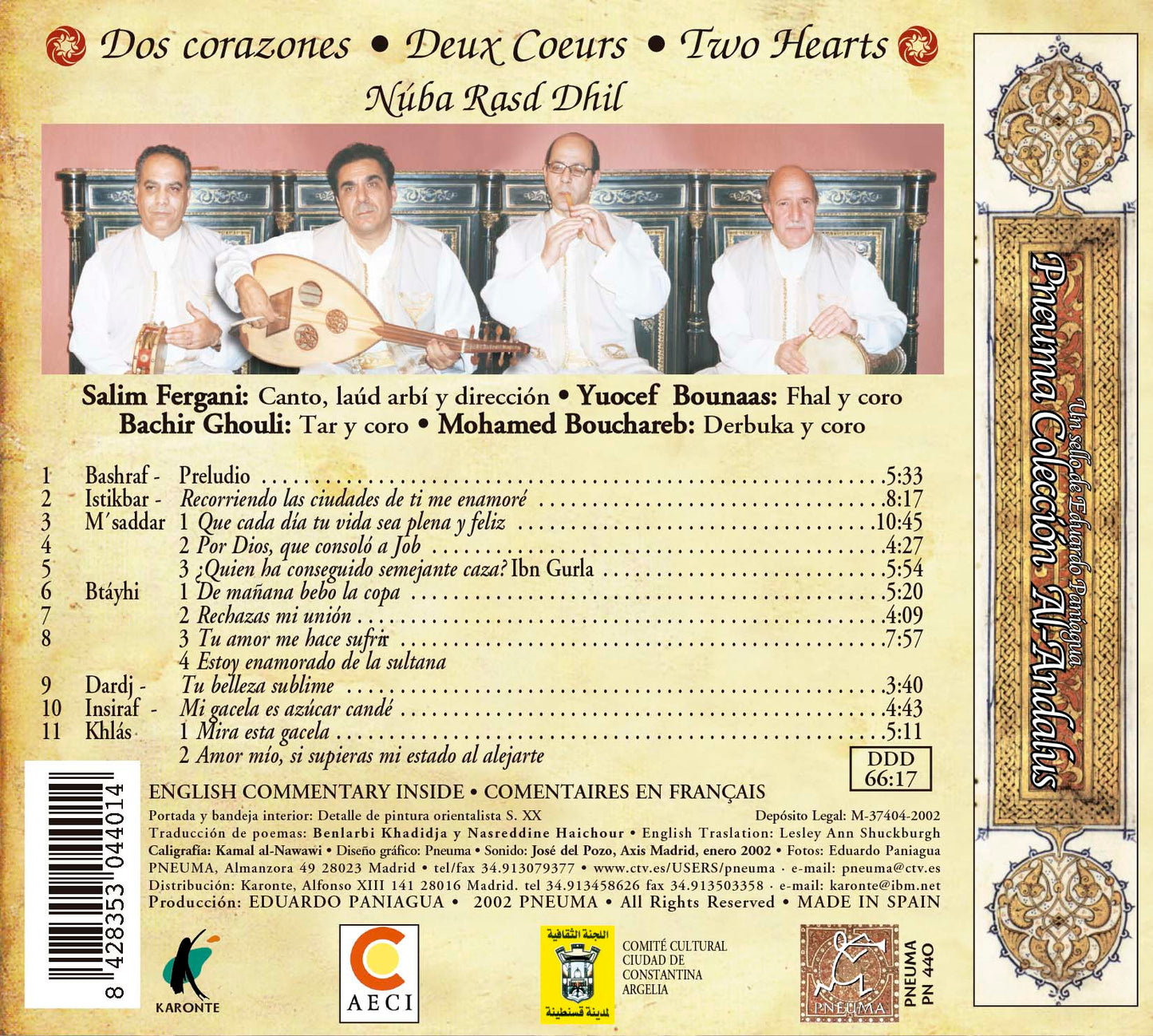 PN 440 DOS CORAZONES   Núba Rasd Dhil