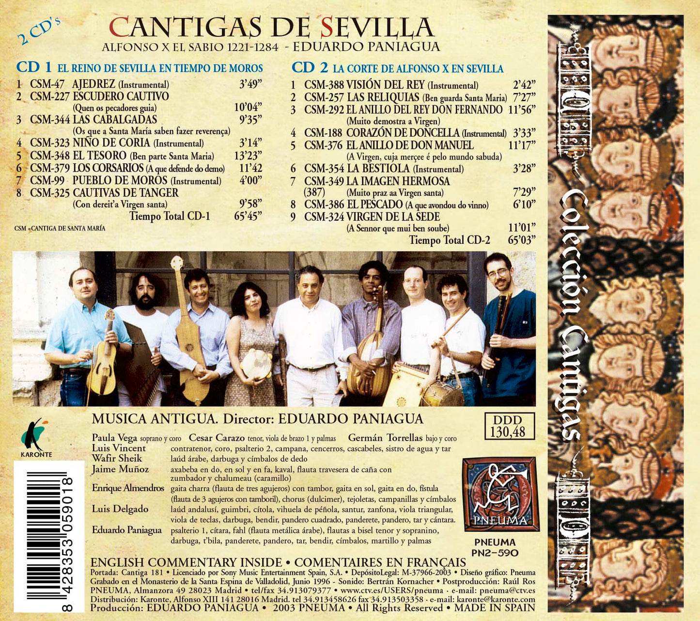 PN 590 CANTIGAS DE SEVILLA