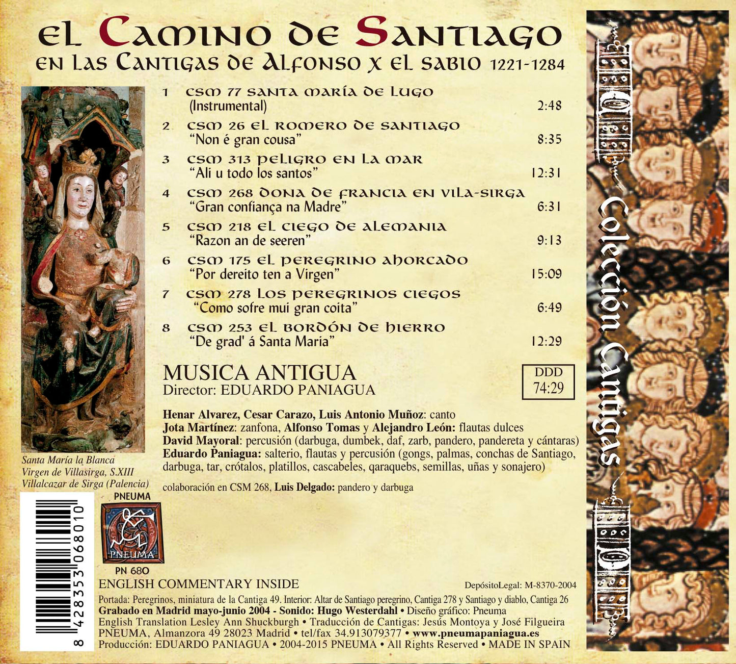 PN 680 EL CAMINO DE SANTIAGO EN LAS CANTIGAS