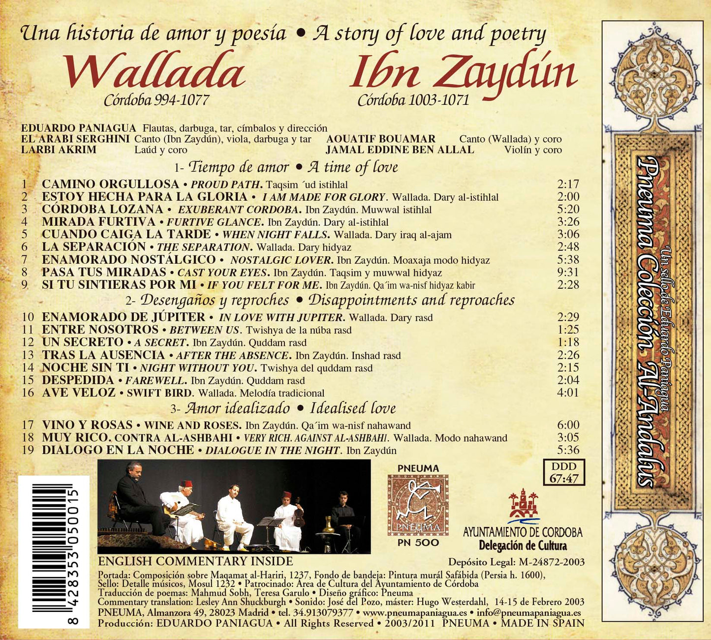 PN 500 WALLADA E IBN ZAYDÚN