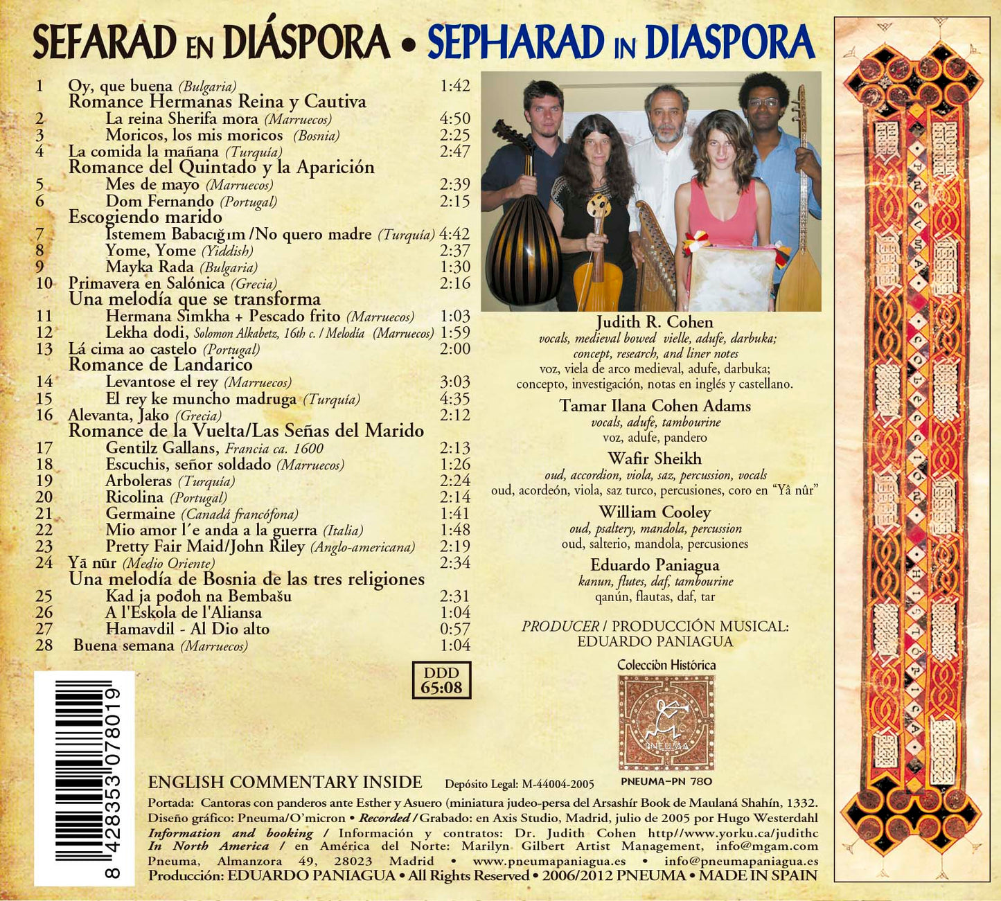 PN 780 SEFARAD EN DIÁSPORA