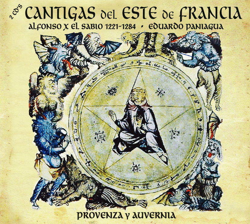 PN 1620 CANTIGAS DEL ESTE DE FRANCIA,  PROVENZA Y AUVERNIA, DOBLE CD